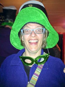 Identität Antje beim St. Patricks Day